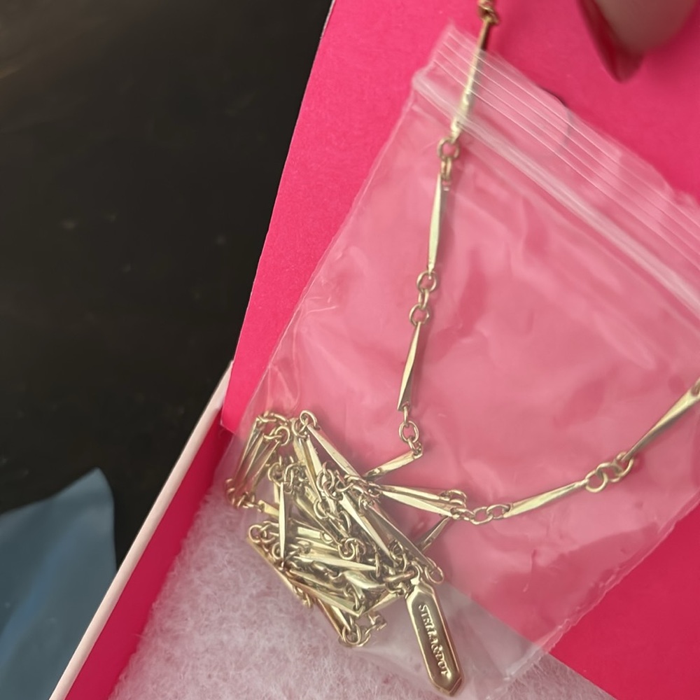 Brand new Stella & Dot gold long necklace - Picture 4 of 4
